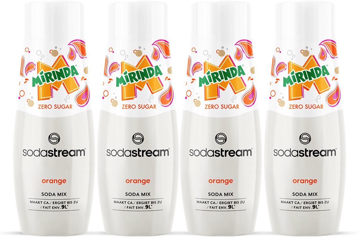 Sodastream miranda zero sirup - 4 stk