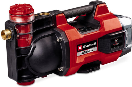 Einhell batteri havepumpe aquinna 36 38 f led li solo - power x-change - 36 v li-ion - 3800 l h - max. sugehøjde: 37 m - eco boost mode - overbelastning og frostbeskyttelse - ekskl. batteri og oplader
