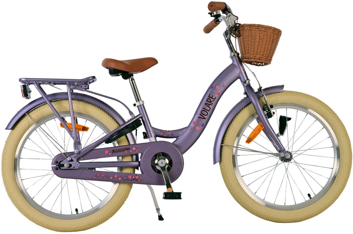 Volare blossom børnecykel - piger - 20 tommer - lilla