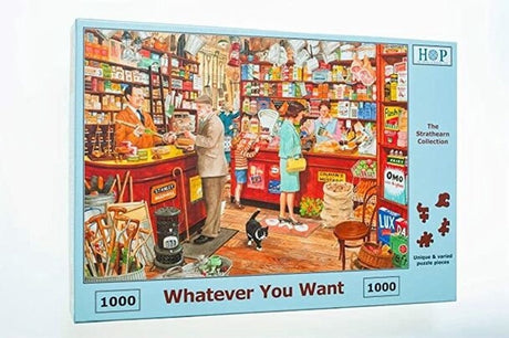 House of puzzles legpuzzel 1000 stukjes nostalgie en landschap.