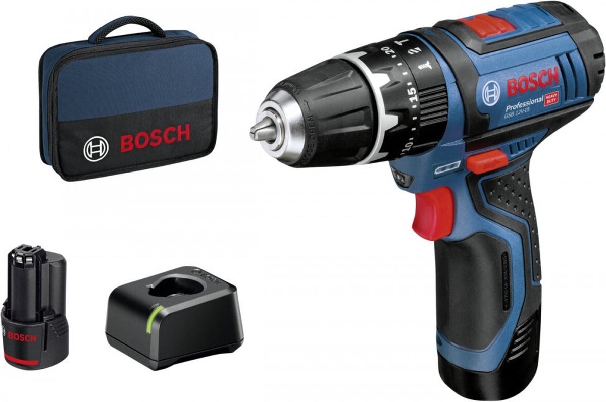 Bosch professionel gsb 12v-15 værdisæt 06019b690h