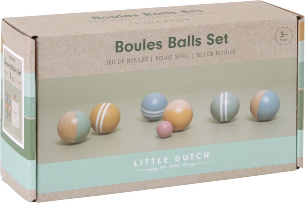 Lille hollandsk Tiamo jeu de boules spil FSC træ