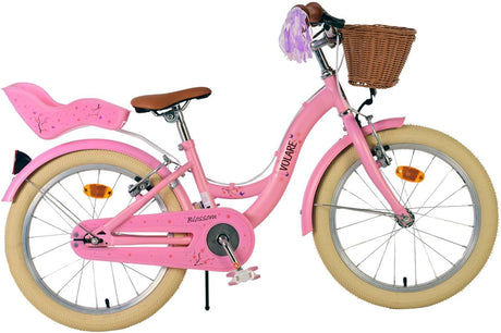 Volare Blossom Børns cykel - piger - 18 tommer - lyserød - to håndbremser