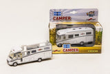 Kids globe trykstøbt carthago autocamper med lys, 16cm