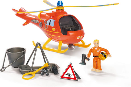 Simba - brandmand sam - helikopter wallaby inkl. figur
