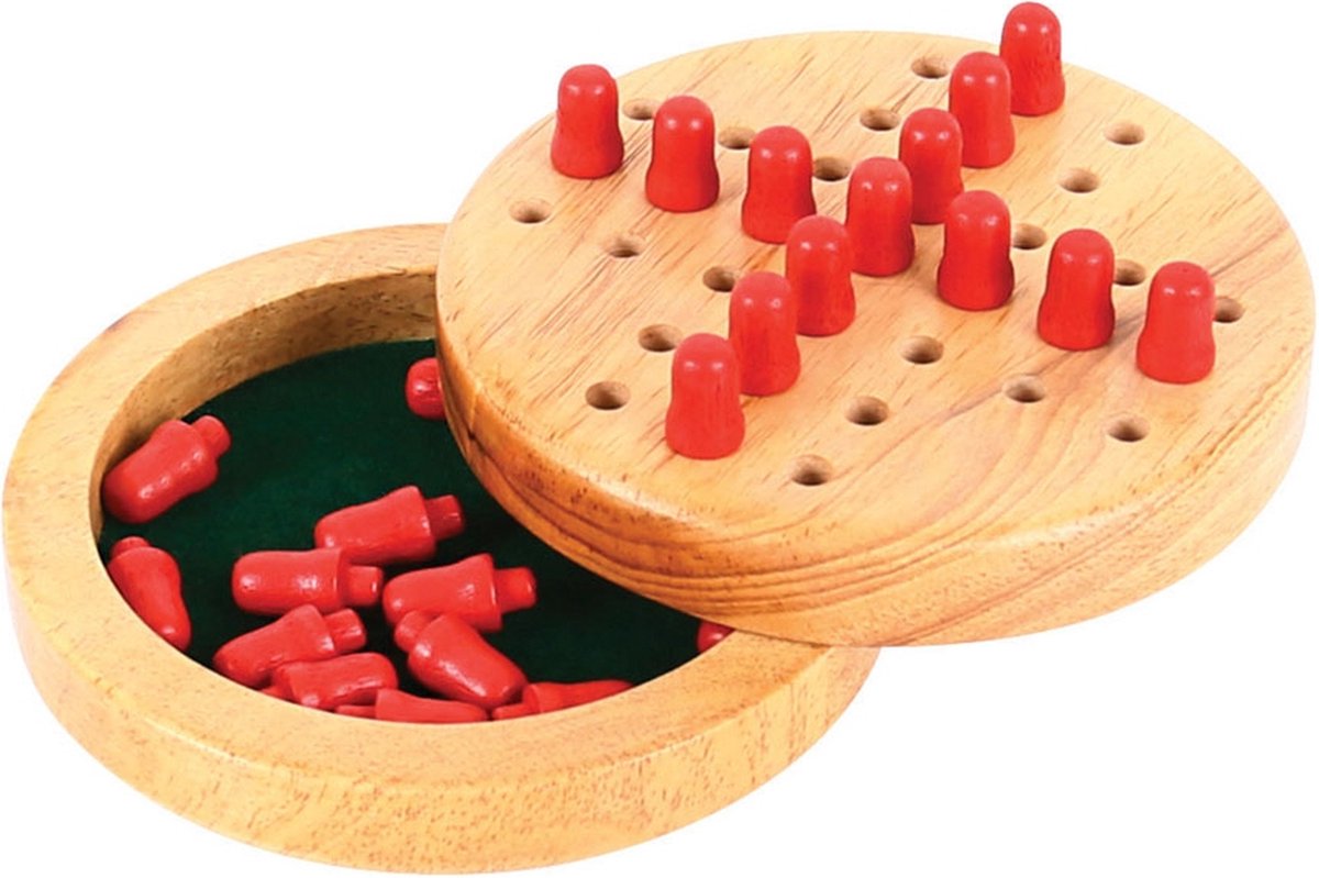 Bigjigs mini solitaire træspil