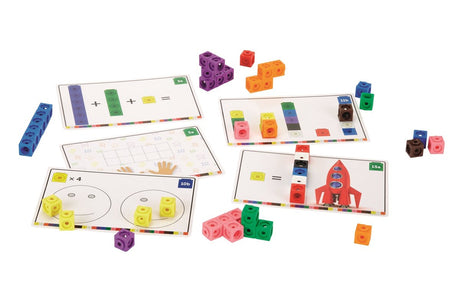 Læringsressourcer mathlink-terninger - matematiklegetøj til 3+ år - 100 stk.