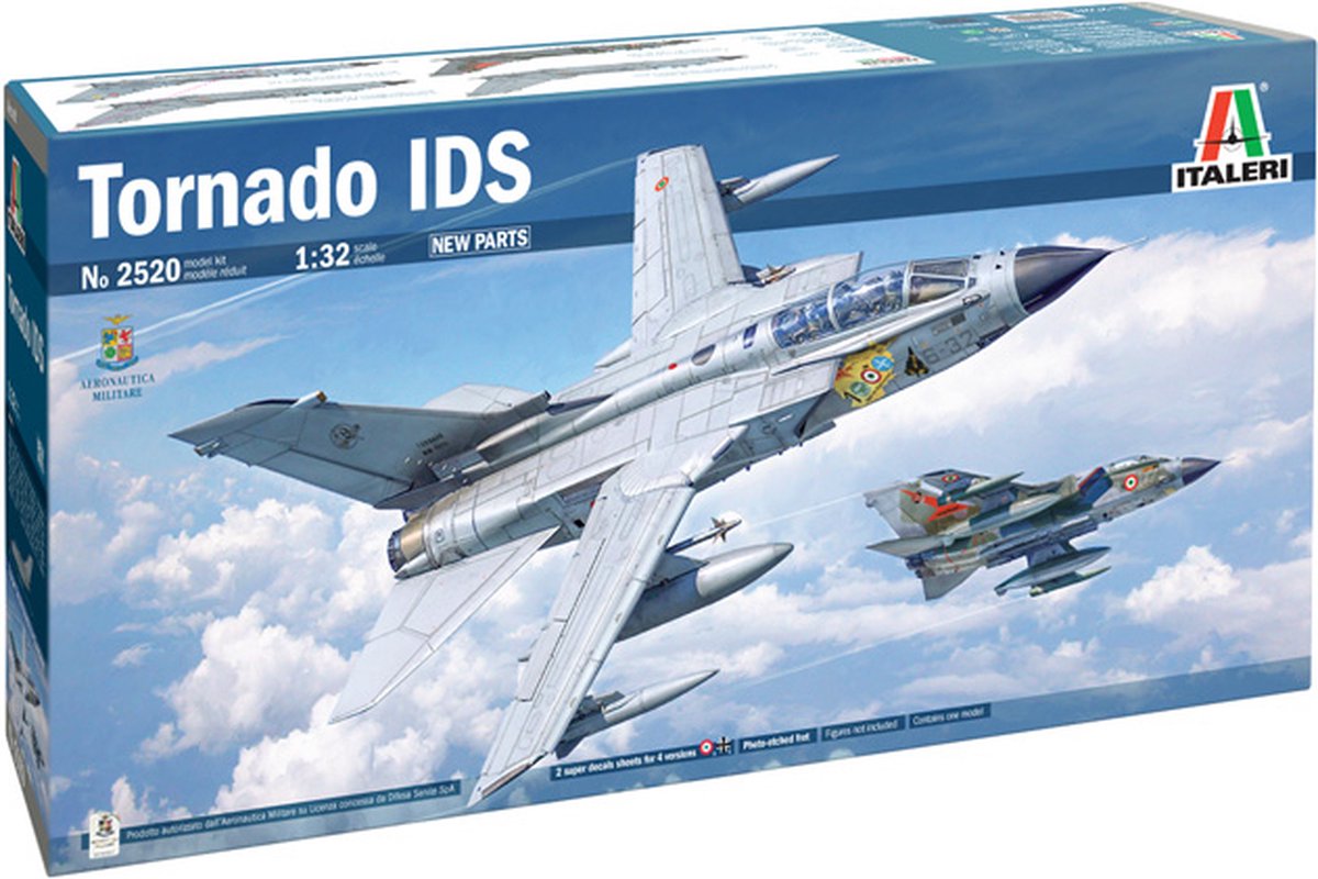 Italeri modelsæt fly - 2520 tornado ids fly plastik - 1:32 - modelsæt