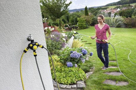 Kärcher wt 2 vandtimer - 3-vejs fordeler - med timer - inkl. trykforbindelse