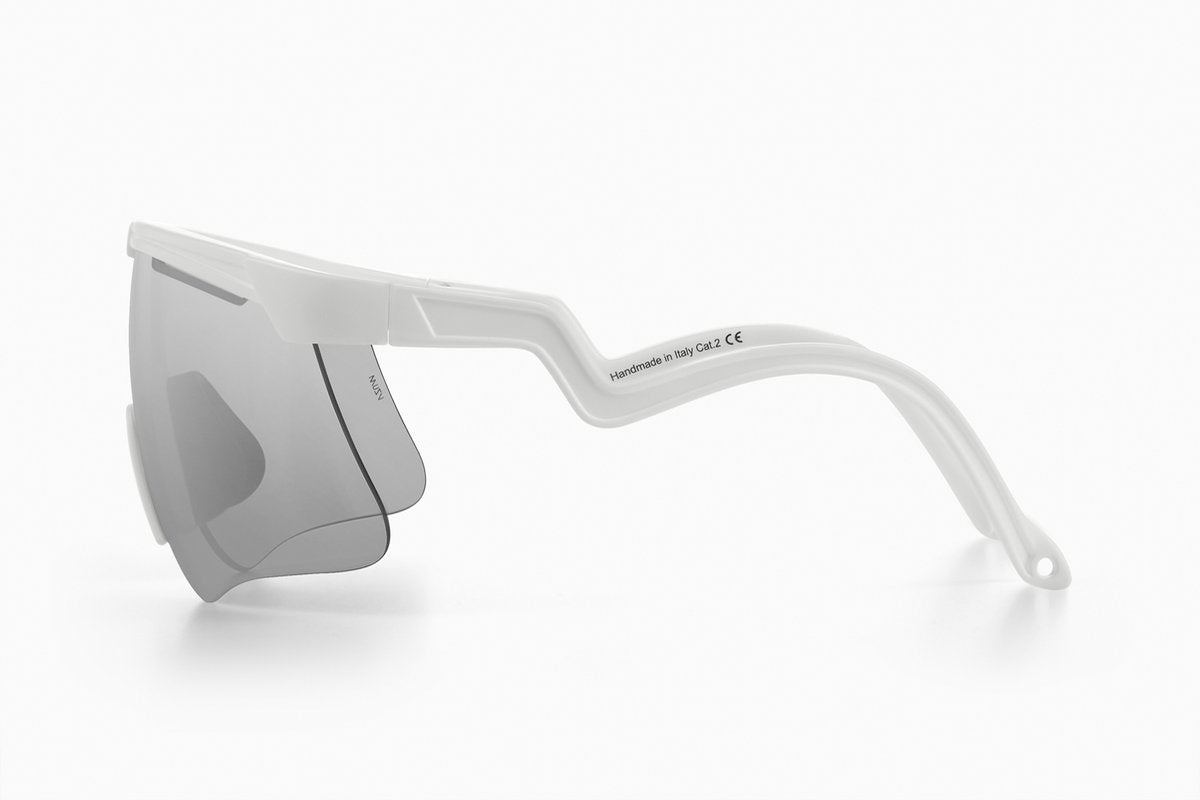 Alba optik cykelbriller - delta hvid vzum alu skifer