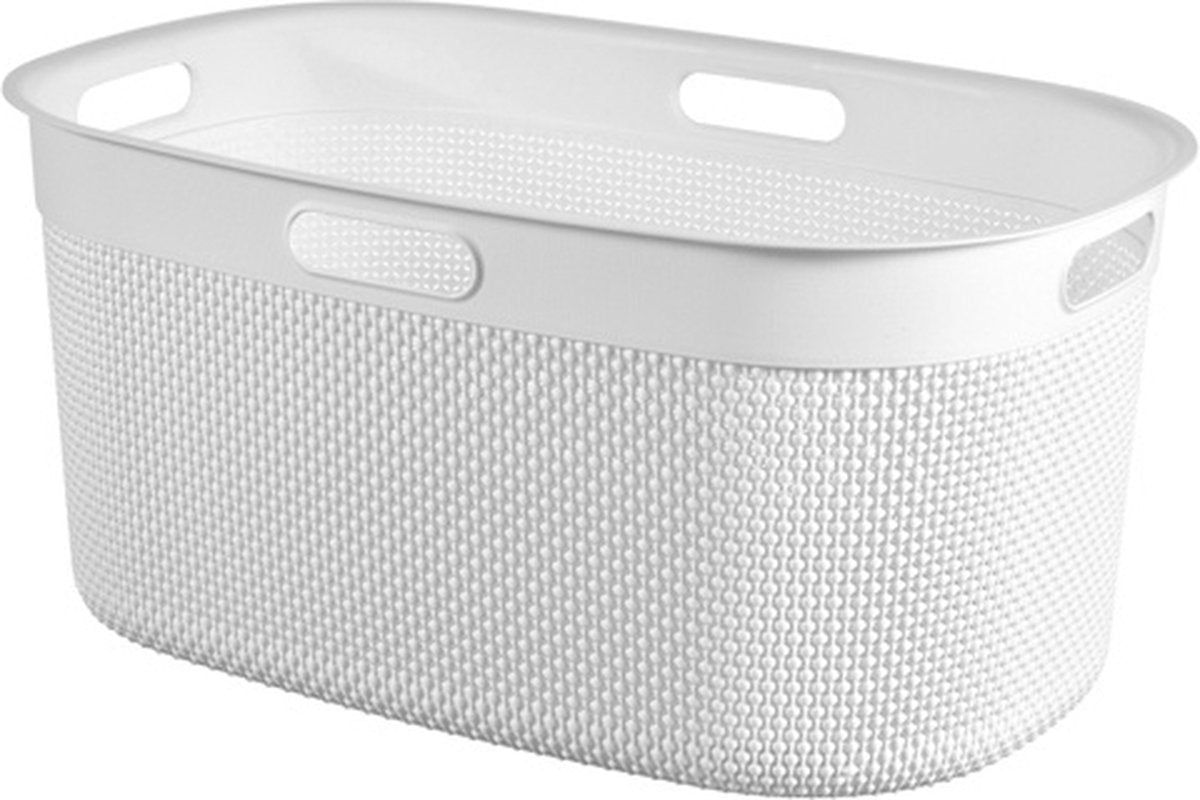 Curver filo vasketøjskurv - 45l - 59x39x27cm - hvid