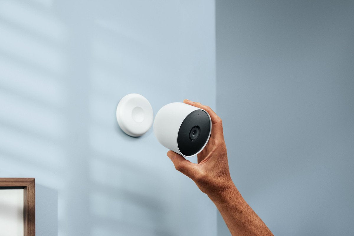 Google nest cam sikkerhedskamera - batteri - 2 stk