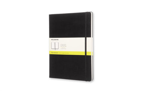 Moleskine klassisk notesbog - ekstra stor - hardcover - blank - sort