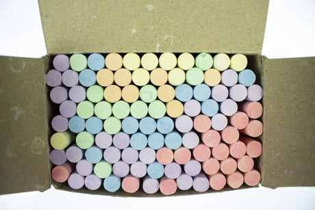 Merkloos sans marque kangaro bordkrijt - 100 stuks - assorti kleuren