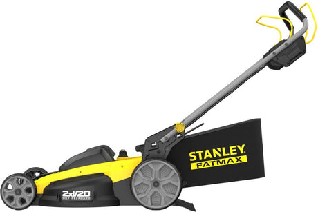Stanley sfmcmws251m fatmax® v20 batteri plæneklipper 51cm med hjultræk 2x18v 4.0ah