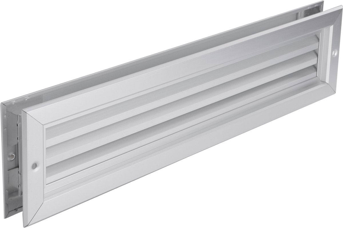 Starx dørgitter - 470 x 121 mm - anodiseret aluminium f1