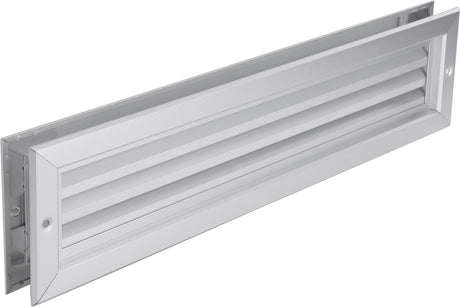 Starx deur rooster - 470 x 121 mm - geanodiseerd aluminium f1