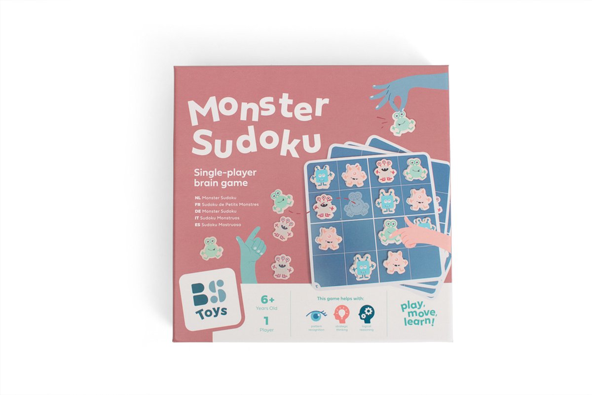 Bs legetøj monster sudoku spil