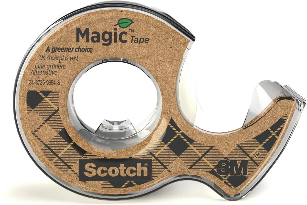 Scotch ® magic™ tapedispenser 900 grønnere valg, 19 mm x 20 m