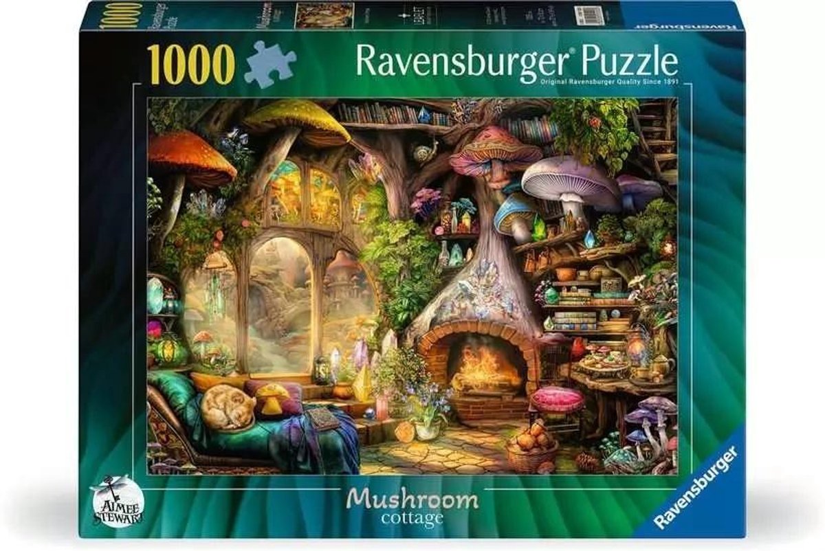 Ravensburger puslespil 1000 chatka grzybów