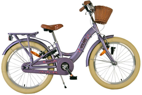 Volare blossom børnecykel - piger - 20 tommer - lilla - to håndbremser