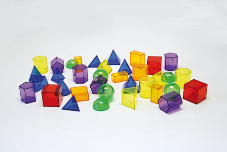 Tickit gennemskinnelige geometriske former - pk36