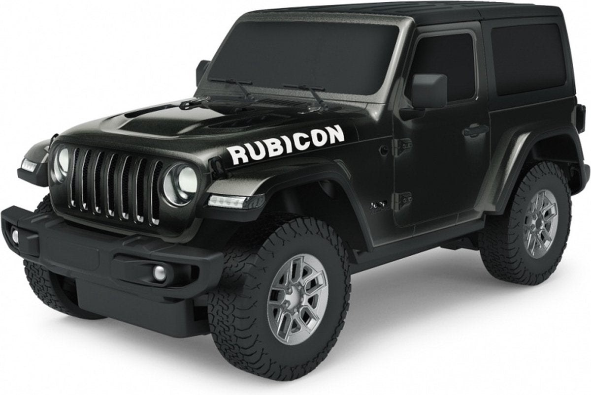 Rastar rc jeep wrangler jl drenge 27 mhz 1:24 sort