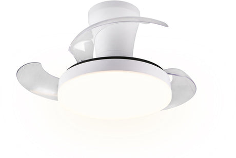 Rl live your light reality tampere - ventilator - hvid - inkl. 1x SMD 24 W - fjernbetjening - integreret lysdæmper - trinløst justerbar lysfarve - hukommelsesfunktion via fjernbetjening - sommer- og vintertilstand - 6 hastighedsniveauer