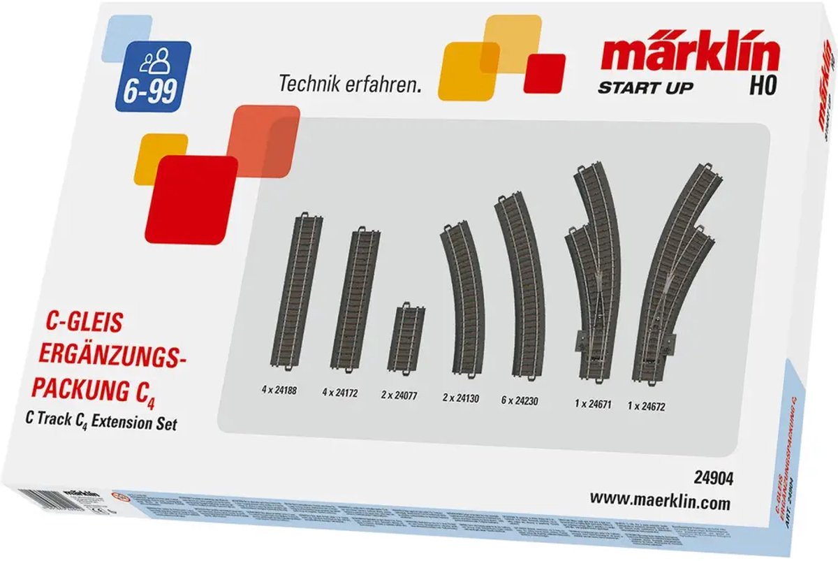 Märklin starter udvidelsespakke c4 op til c-spor