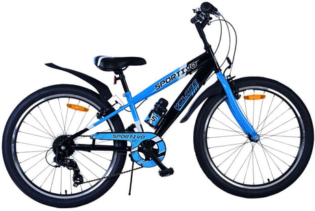 Volare sportivo børnecykel - drenge - 24 tommer - blå sort - 7 gear