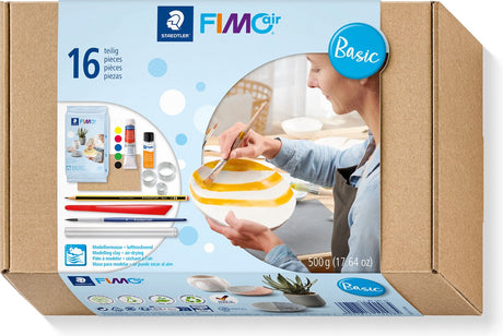 Fimo air - lufttørrende modellervoks - sæt basic