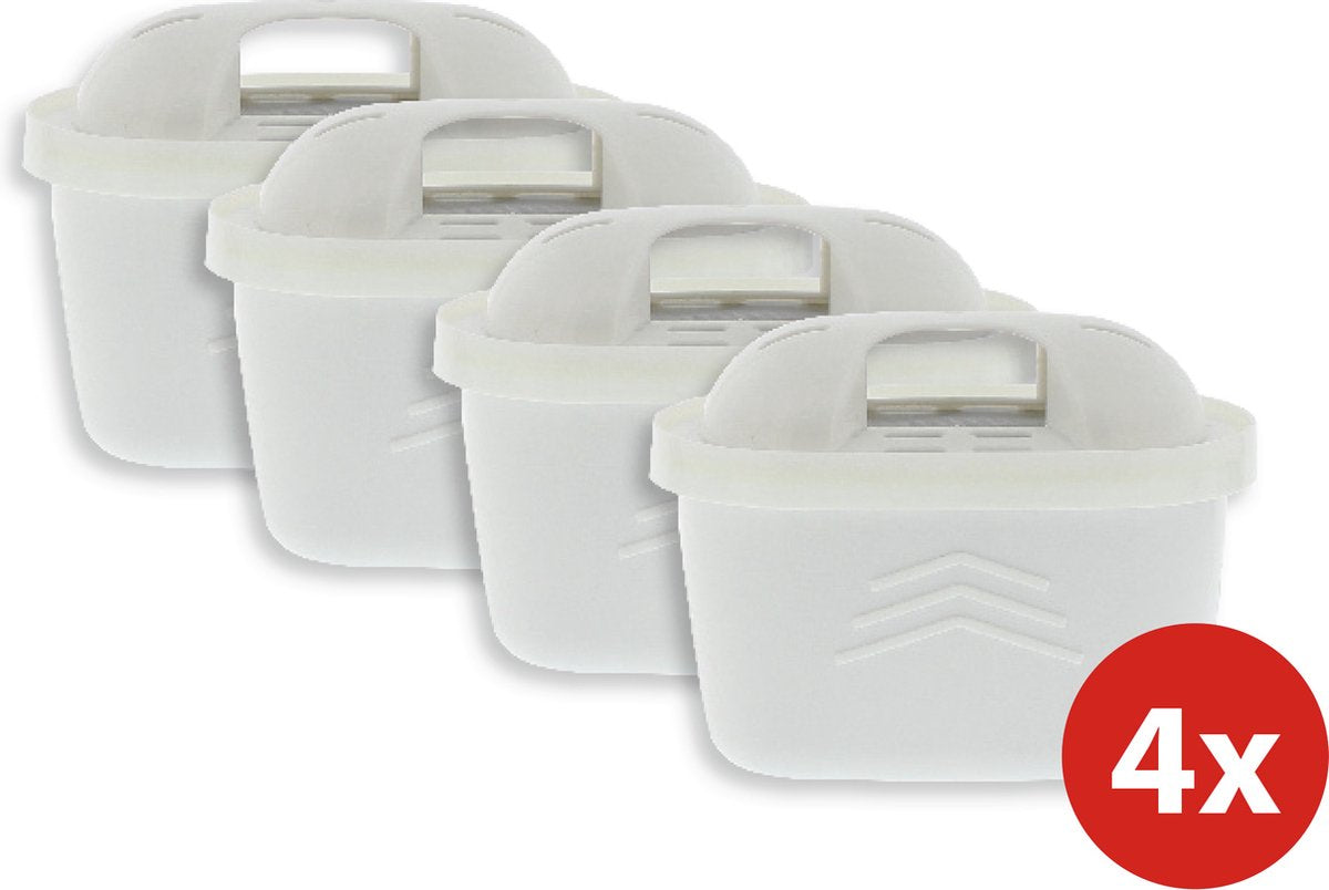 Scanpart vandfilter - alternativ til Brita Maxtra+ filterpatroner - egnet til Bosch Tassimo og Philips Senseo Twist - 4 stk.