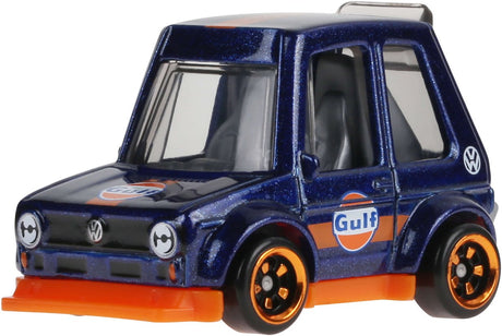Hot wheels jcb62, bil, 3 år, metal, plastik, mørkeblå, orange