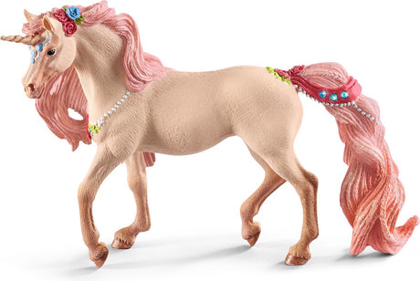 Schleich bayala - dekoreret enhjørning, hoppe - legefigur - børnelegetøj til drenge og piger - 5 til 12 år - 70573