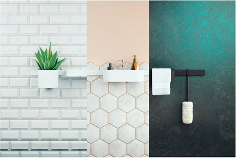 Hansgrohe wallstoris håndklædetørrer 58,1x3,9x8,1cm sort mat