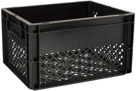 Fastrider fietskrat medium zwart recyclaat