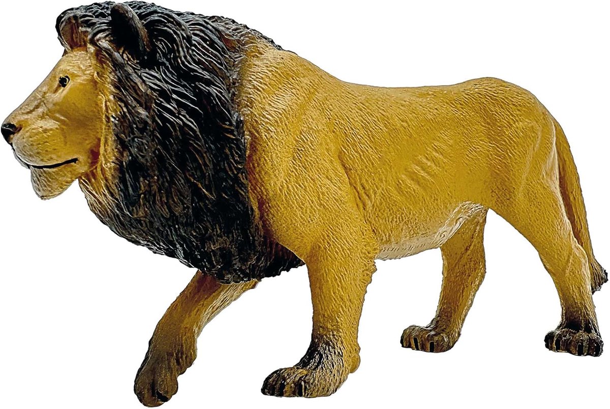 Bullyland 63718 – spillefigur og samlerløve stående – ca. 12,2 cm – naturtro og rigt detaljerede – ideel som pædagogisk legefigur og lille gave til børn fra 3 år.
