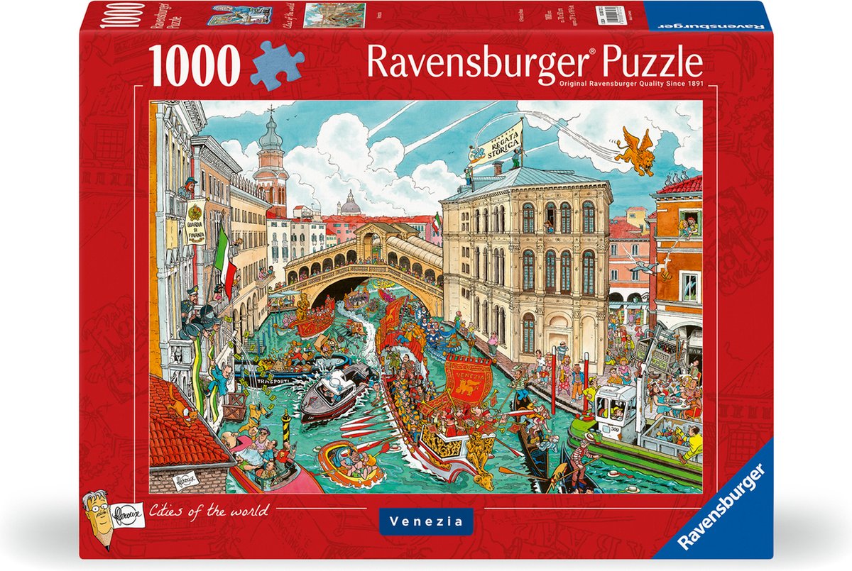 Ravensburger puslespil - Fleroux Venedig - 1000 brikker