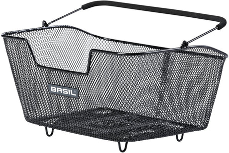 Basilikumbase m Multi -system - cykelkurv - på bagsiden - sort