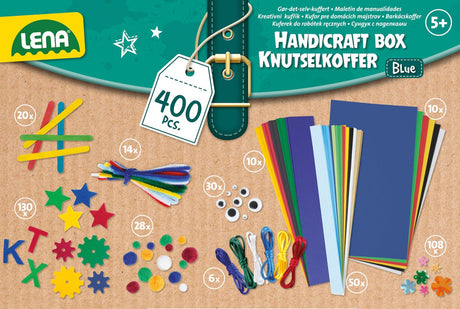 Lena creative craft taske blå 400 dele