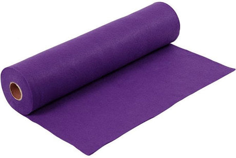 Creativ firma hobbyfilt, b: 45 cm, tykkelse 1,5-2 mm, 180-200 g, lilla, 5 m 1 rulle