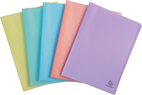 Exacompta show album chromaline, 40 poser, assorterede pastelfarver 5 stk.