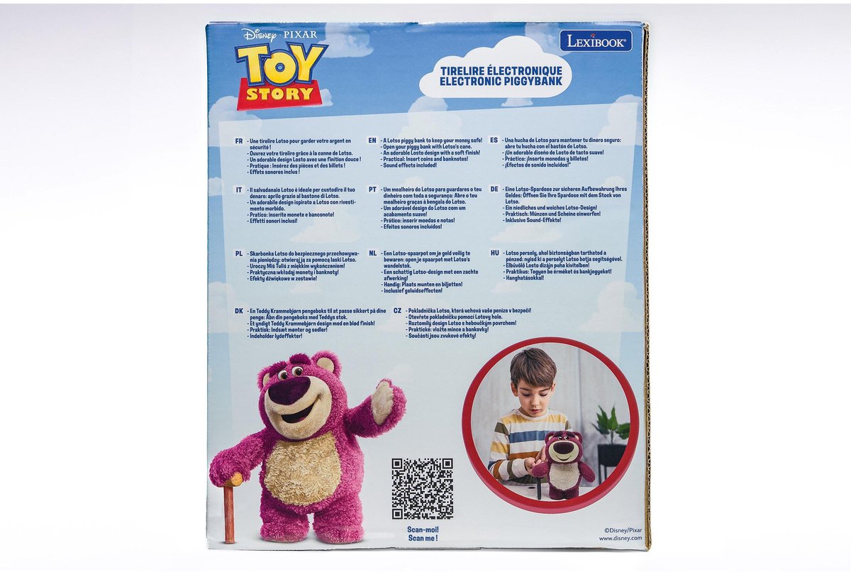 Lexibook lotso elektronisk sparegris