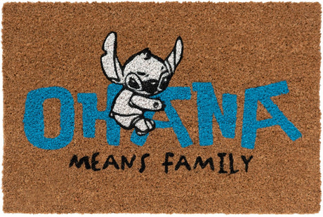 Disney - lilo stitch - dørmåtte - velkomstmåtte - ohana betyder familie