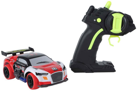 Van Manen Veenendaal BV Roadstar RC styret rallybil med lys 2,4GHz rød, 13cm