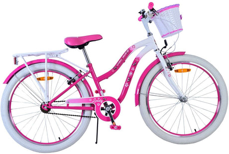 Volare dejlig børnecykel - piger - 24 tommer - pink - to håndbremser