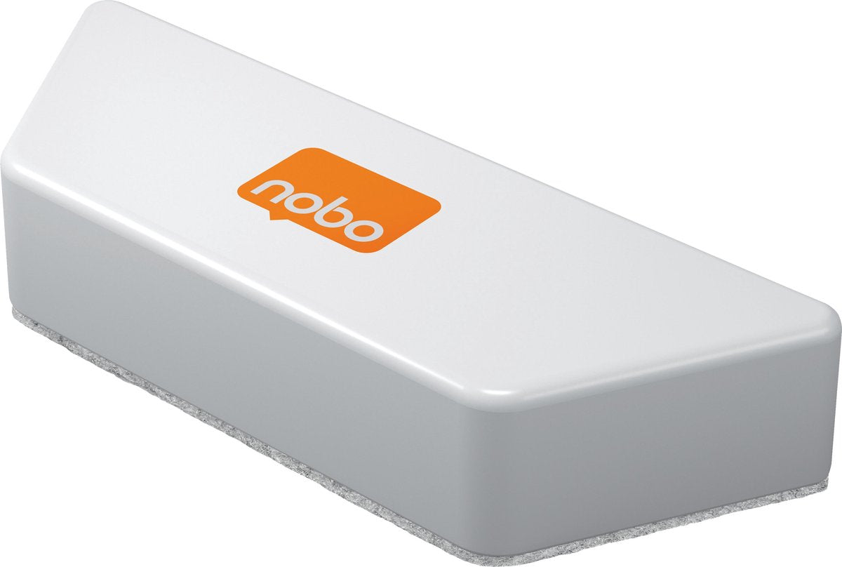 Nobo magnetisk whiteboard viskelæder - hvid