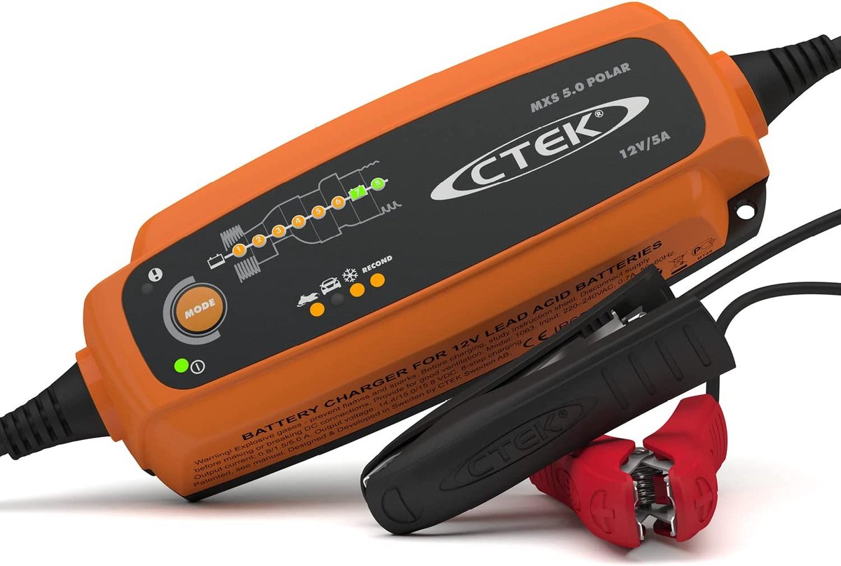 Ctek MXS 5.0 polar batterioplader