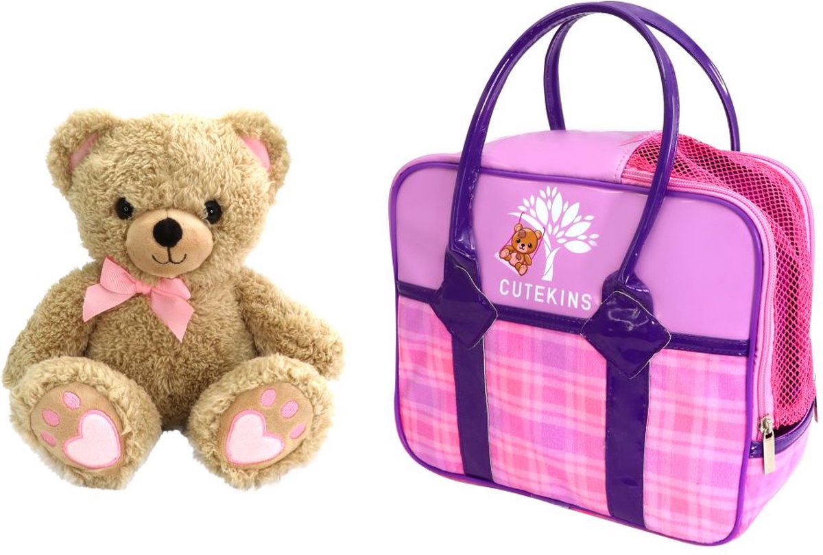 Braet maeberry bjørn i taske - sparkle girlz.