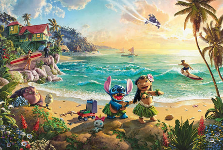 Schmidt disney puslespil lilo stitch miljøvenlig tegneserie med 200 brikker.